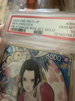 PSA 10 Boa Hancock ST17-004 SR PB Storage Set Gold ONE PIECE Card Japanese 2024 - Image 4