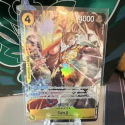 Bandai Sanji EB04-052 Egghead Rare Holo Character 4000 Power One Piece CCG - Image 1