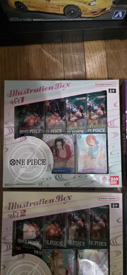 Brand New Bandai ONE PIECE Illustration Box 1 2 3 4 Set Boa Nami Luffy Zoro - Image 2