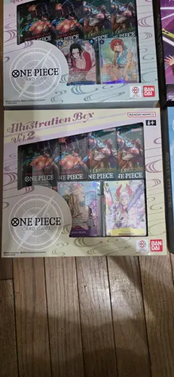 Brand New Bandai ONE PIECE Illustration Box 1 2 3 4 Set Boa Nami Luffy Zoro - Image 4