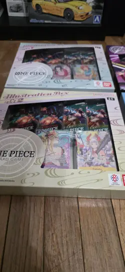 Brand New Bandai ONE PIECE Illustration Box 1 2 3 4 Set Boa Nami Luffy Zoro - Image 5