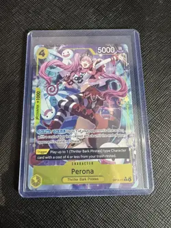 One Piece TCG Perona OP14-111 Rare Alt Art Foil Mint Condition - Image 1