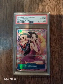 Boa Hancock OP13-051 Carrying on His Will Alt Art Foil Rare PSA 10 - Image 1