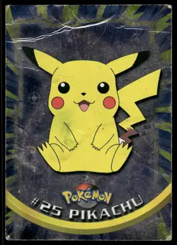 PIKACHU #25 TOPPS TRADING CARDS SERIES 1 POKEMON DMG - Image 2