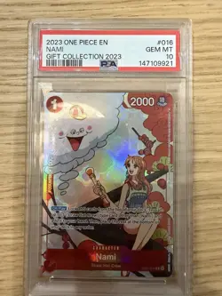 Nami OP01-016 One Piece 2023 Gift Collection Promo Card - PSA 10 - Image 2