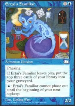 1x Ertai's Familiar NM-Mint, English Weatherlight MTG Magic - Image 1