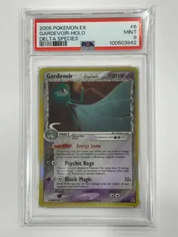 2005 Pokemon EX Dela Species - Gardevoir Holo #6 PSA 9 MINT - Image 1
