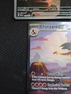Pokemon 151 SIR Charizard ex 199/165 Charmander Charmeleon Evolution Set NM/M - Image 3