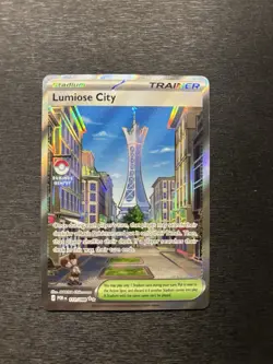 Lumiose City Full Art Trainer Rare 111/088 Pokemon ME03: Perfect Order - Image 1