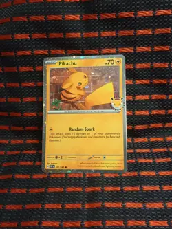 Pikachu (Cosmos Holo) - 051/162 - #51 - Pokemon: Temporal Forces - Image 1