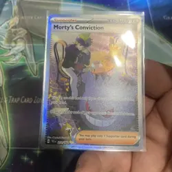 Pokemon TCG Trainer Morty's Conviction 211/162 Temporal Forces SIR NM - Image 4
