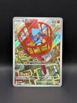 Riolu 010 PROMO BLACK STAR HOLO Mega Evolution ETB Pokemon English Me01 Foil TCG - Image 1