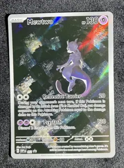 Pokemon TCG - Mewtwo 052 Scarlet & Violet - Black Star Promo Holo - NM - Image 1