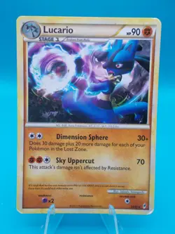 Lucario Call of Legends 14/95 Pokemon TCG Regular Moderately Played - Image 1
