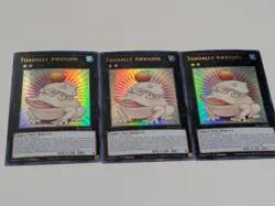 3x Ultra Rare Toadally Awesome Yugioh Bonanza Ra03 - Image 1