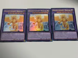 3x Ultra Rare Enlightenment Dragon Yugioh! Mega Pack - Image 1