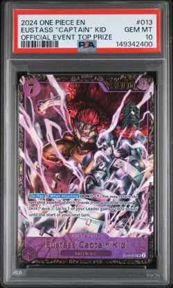 Eustass Captain Kid ST10-013 | Official Event 2024 Top Prize Promo NM One Piece - Image 1