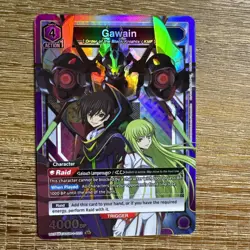 Union Arena Code Geass Gawain SR Super Rare UE04BT/CGH-1-022 Holo NM English - Image 1