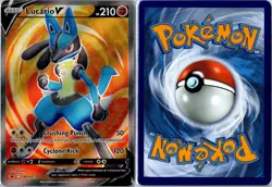 Pokemon Card - Lucario V Promo Holo SWSH213 Sword & Shield Promo Near Mint - Image 3