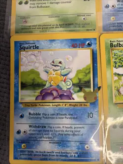 Pokemon TCG Gen 1 Starter Pokemon Bundle Promo Jumbo Cards Squirtle & Bulbasaur - Image 2