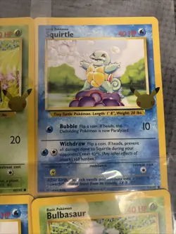 Pokemon TCG Gen 1 Starter Pokemon Bundle Promo Jumbo Cards Squirtle & Bulbasaur - Image 5