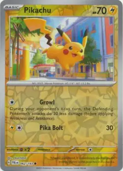 Pikachu 62/193 Reverse Holo | Paldea Evolved | Pokemon Card - Image 1