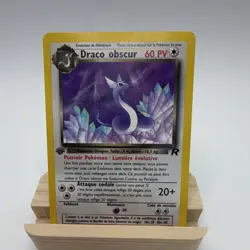 Pokemon TCG Draco Obscur 33/82 Team Rocket Rare French Card 2000 1st Edition - Image 1