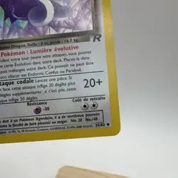Pokemon TCG Draco Obscur 33/82 Team Rocket Rare French Card 2000 1st Edition - Image 5