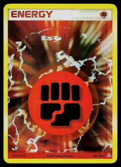 Pokemon Card - Fighting Energy Holon Phantoms 110/110 Holo Rare - Image 1