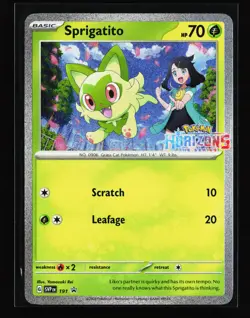 Sprigatito #191 Pokemon TCG SV: Scarlet & Violet Promo Cards Promo - Image 1