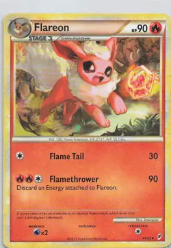 Flareon 44/95 Call of Legends Pokemon Card - Image 1