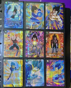Dragon Ball Super Fusion World Binder Lot 190+ Cards English & Jap Manga Foil... - Image 1