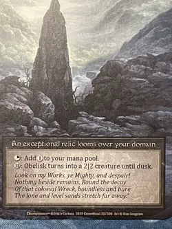 Black Obelisk CURIO - Sorcery Contested Realm (Beta Edition 3rd Wave) - Image 4