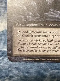 Black Obelisk CURIO - Sorcery Contested Realm (Beta Edition 3rd Wave) - Image 5