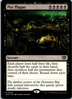 Pox Plague 94 Rare Secrets of Strixhaven Magic: The Gathering Near Mint - Image 1