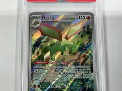 2025 POKEMON PFL EN-PHANTASMAL FLAMES ILLUSTRATION RARE #101 FLYGON PSA 9 - Image 3