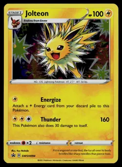 Jolteon SWSH094 SWSH Black Star Promo Pokemon - Image 1