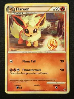 Pokemon Card - MP - Flareon Undaunted 26/90 Uncommon - Image 1