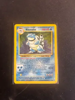 Pokemon - Base Set Unlimited - Blastoise 2/102 Holo Rare - MP - Image 1