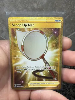 2020 Pokemon: Rebel Clash - Scoop Up Net - Secret Rare Holo Gold 207/192 - Image 1