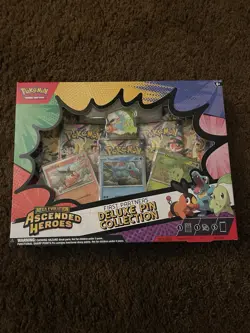 Pokemon Ascended Heroes First Partner Deluxe Pin Collection Sealed New - Image 1