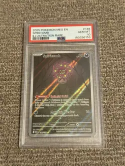 Pokemon Spiritomb Illustration Rare Holo Me01 Mega Evolution PSA 10 148/132 2025 - Image 1