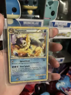 Pokemon TCG Vaporeon 52/95 Call of Legends Uncommon 90 HP Stage 1 English - Image 1