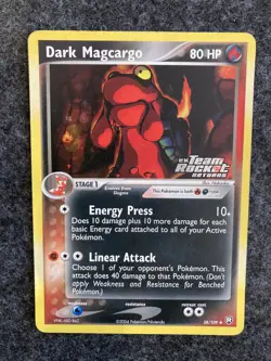 Pokemon TCG - Dark Magcargo (38/109) (Stamped) Team Rocket Returns - Holo - LP - Image 1