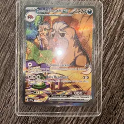 Pokemon TCG Arven's Mabosstiff EX 235/182 Destined Rivals Special Illustration R - Image 1
