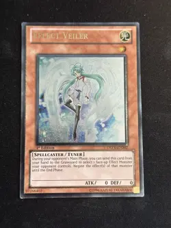 Yugioh 1x Effect Veiler DREV-EN002 Ultimate Rare 1st Edition NM - Image 2