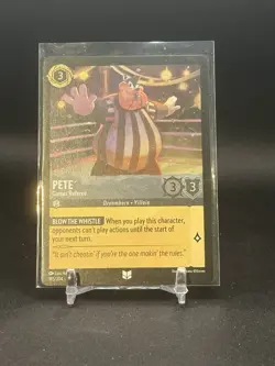 Pete Games Referee 195 Disney Lorcana Shimmering Skies 2024 COLD FOIL - Image 1