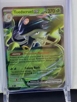 Pokemon TCG Obsidian Flames Toedscruel EX Double Rare Holo Card 022/197 - Image 3