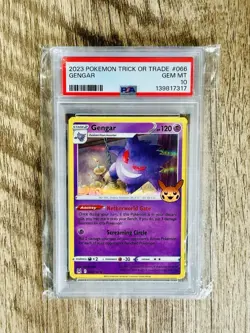 Pokemon Gengar TCG Stamped Card Holo Rare, 066/196 PSA10 - Image 1