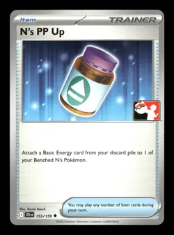 N's PP Up Prize Pack Series Cards 153/159 Pokemon Near Mint Toyste Beach - Image 1